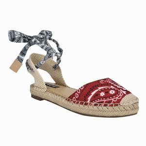 Nine West Mage Ankle Wrap Platte Sandalen Rood Nederland | KQZ-629574